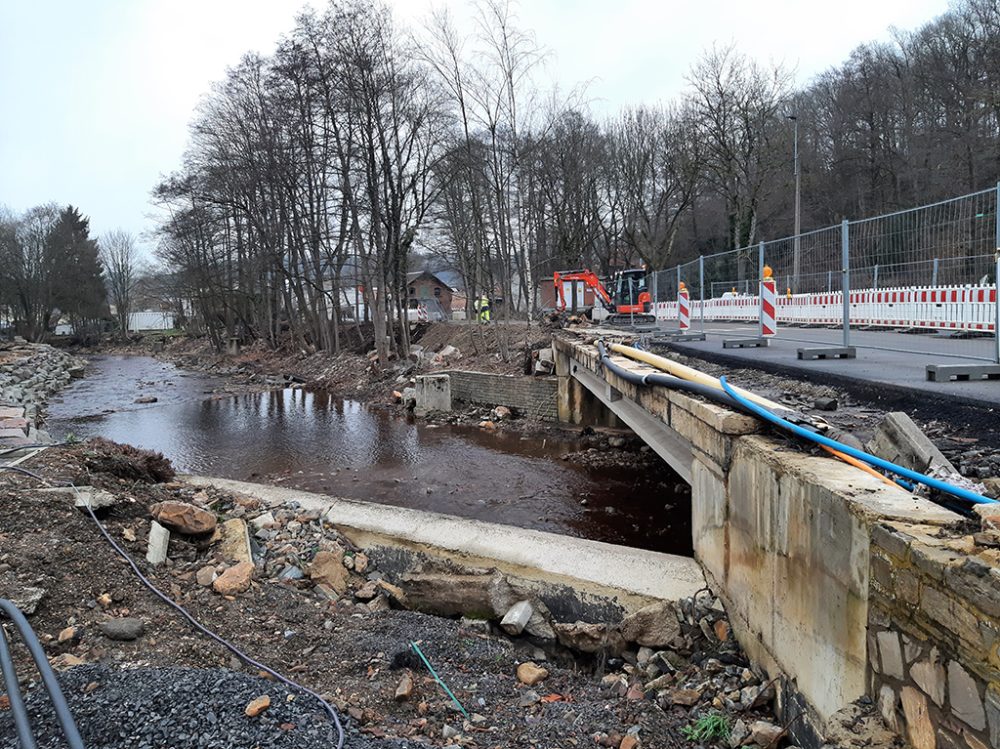 Eupen nach der Flut (Bild: Manuel Zimmermann/BRF)