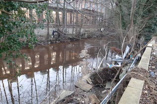 Eupen nach der Flut (Bild: Manuel Zimmermann/BRF)