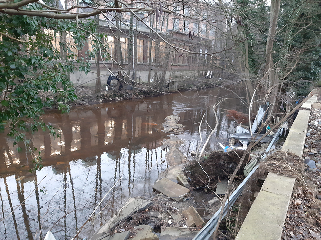 Eupen nach der Flut (Bild: Manuel Zimmermann/BRF)