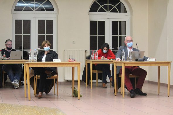 Gemeinderat Kelmis am 17. Januar: Iris Lampertz und Marcel Henn (Bild: Andreas Lejeune/BRF)