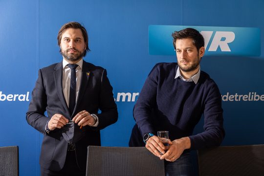 Georges-Louis Bouchez (li) und Adrien Dolimont