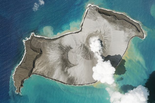 Hunga-Tonga-Hunga-Ha’apai-Vulkan (Foto: Planet Labs PBC/AFP)