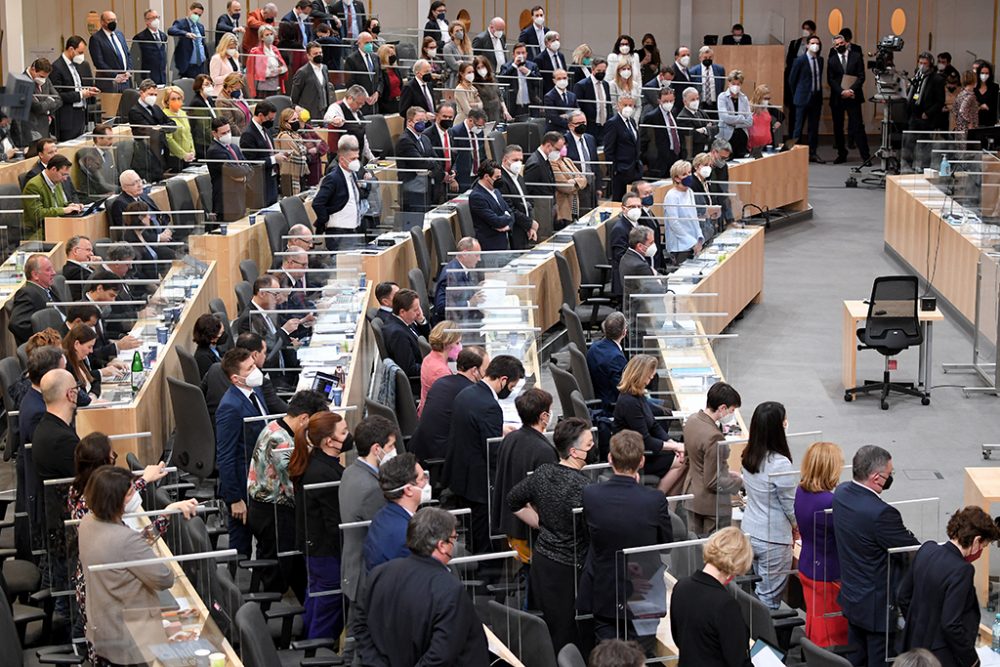 Die Corona-Impfpflicht ist in Österreich beschlossene Sache (Bild: Roland Schlager/APA/AFP)