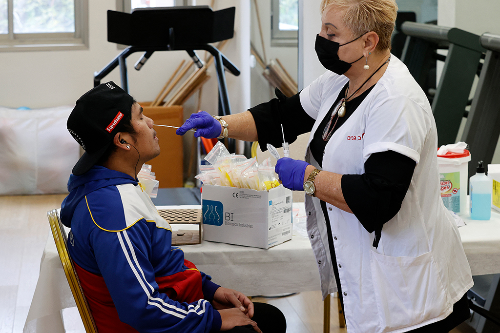 PCR-Covid-Test in Israel