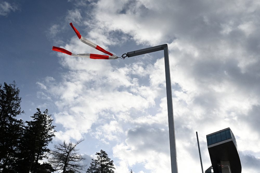 Windfahne an der Skisprung-Schanze von Innsbruck