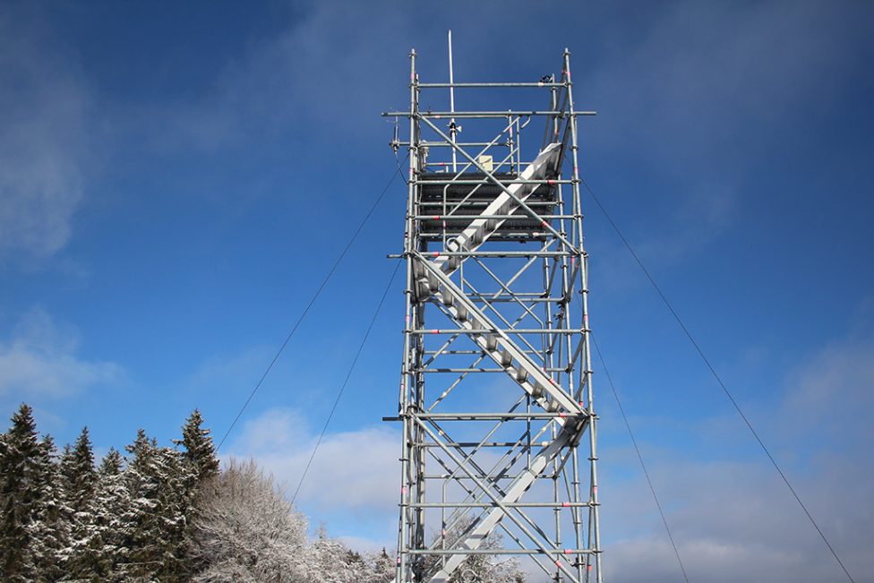 Wetterstation "Donnerwetter" von Karsten Brandt am Weißen Stein (Bild: Christoph Heeren/BRF)