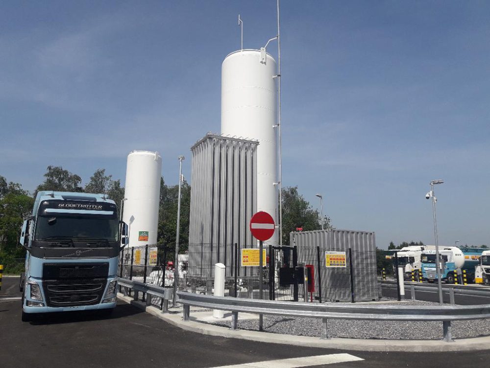 LNG-Tanks in Herstal (Bild: Jerome Jacot/Belga)