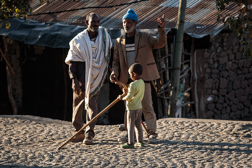 Ortschaft Lalibela in Äthiopien im Dezember (Bild: Solan Kolli/AFP)