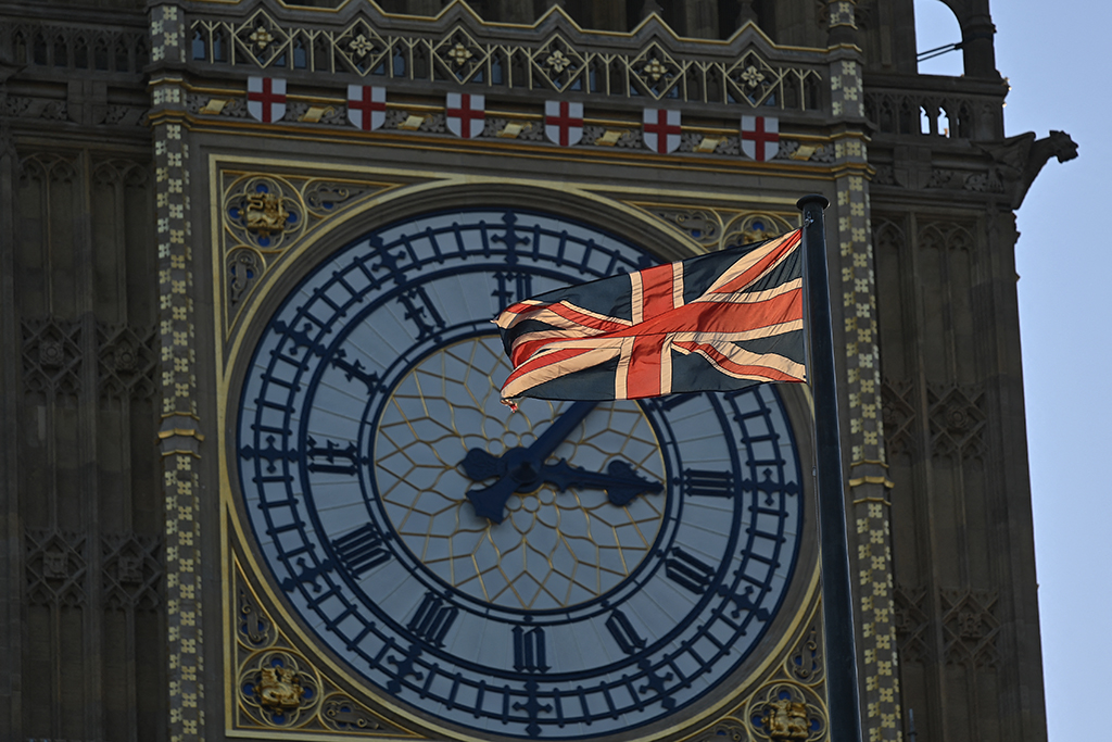 Uhrturm ("Big Ben") am Palace of Westminster in London (Illustrationsbild: Justin Tallis/AFP)