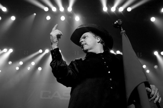Meat Loaf beim einem Konzert in Amsterdam im August 2008 (Bild: Rick Nederstigt/EPA)