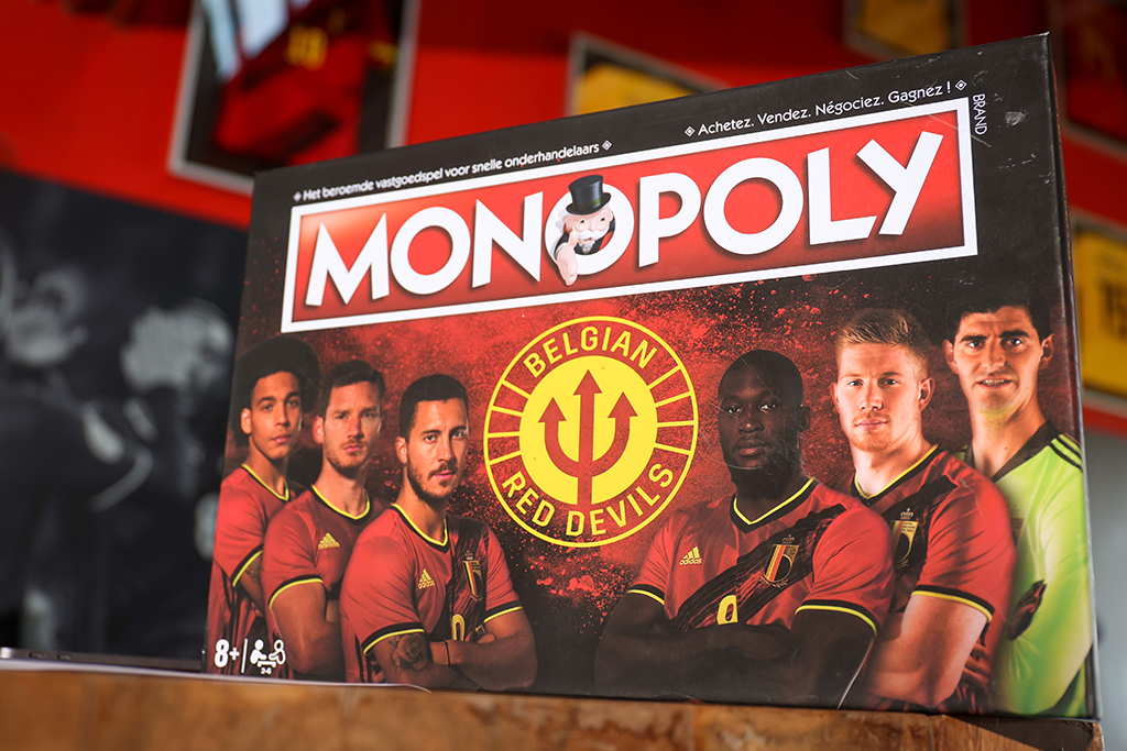 Im März 2021 ist der Spieleklassiker Monopoly in der "Red Devils"-Edition erschienen (Bild: Virginie Lefour/Belga)