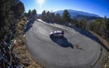 Sébastien Ogier und Beifahrer Benjamin Veillas übernehmen wieder die Spitze der Rallye Monte-Carlo (Bild: Toyota Gazoo Racing)