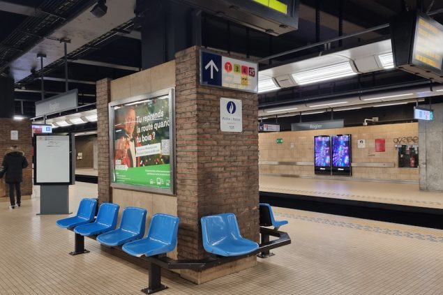 Metrostation Rogier in Brüssel (Bild: Hatim Kaghat/Belga)