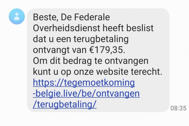 Betrugs-SMS vom "Finanzministerium"