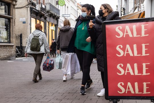 Winterschlussverkauf in Gent