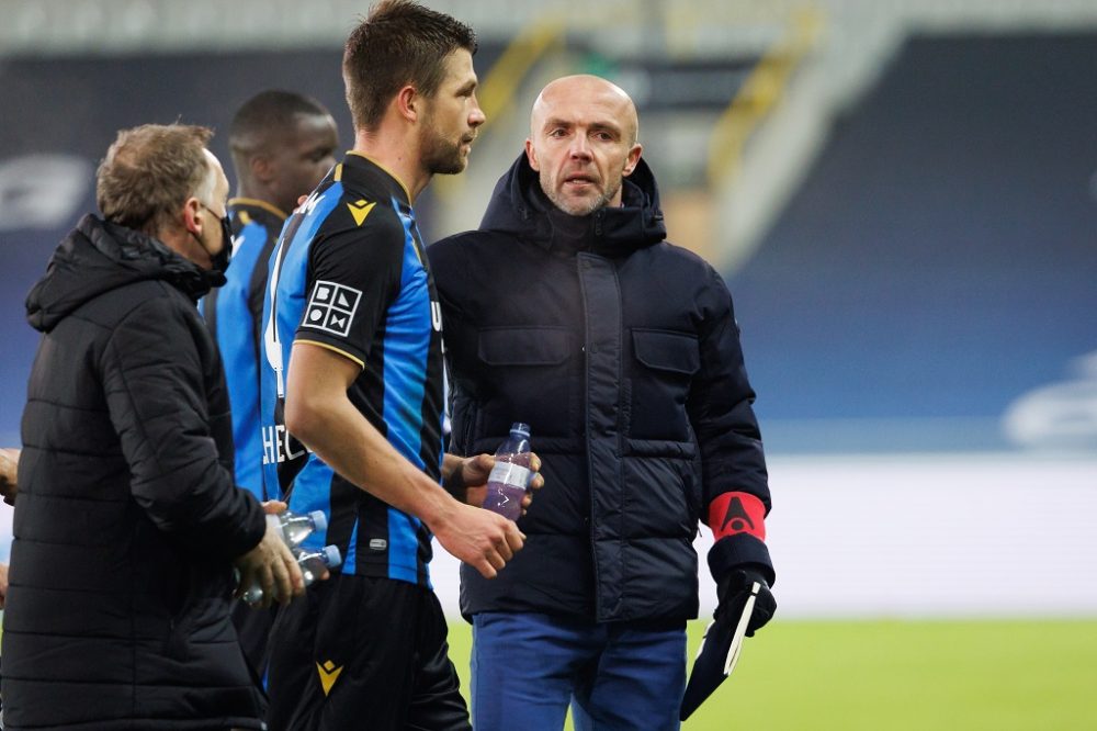 Alfred Schreuder (rechts) feierte in seinem ersten Spiel mit Brügge einen Sieg (Bild: Kurt Desplenter/Belga)