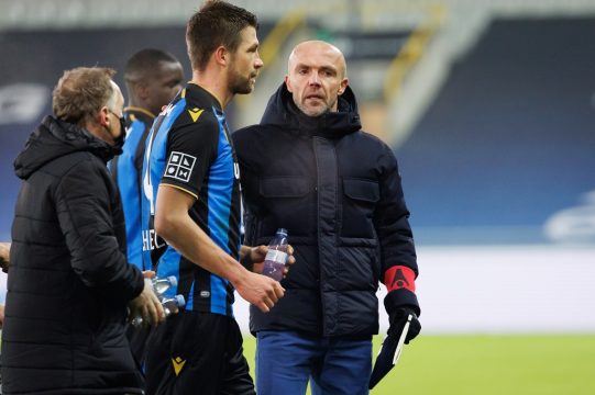 Alfred Schreuder (rechts) feierte in seinem ersten Spiel mit Brügge einen Sieg (Bild: Kurt Desplenter/Belga)