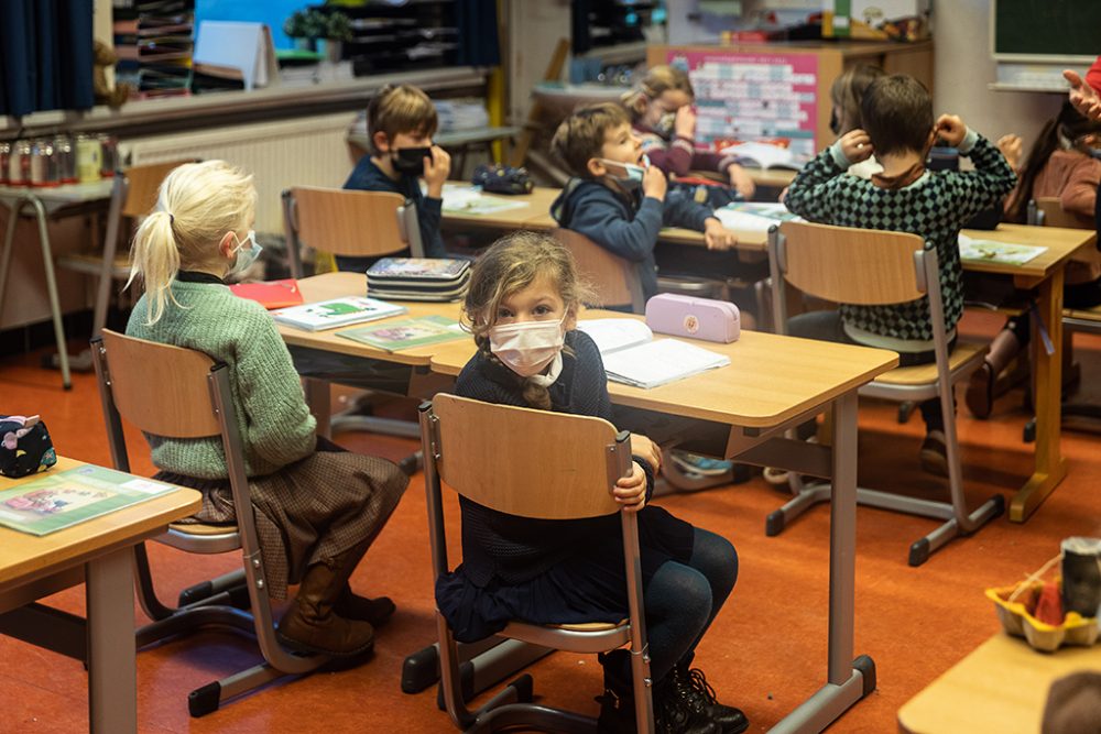 Grundschulklasse in Gent