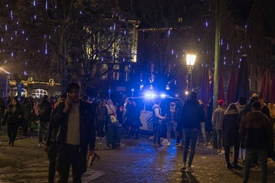 Silvester 2021 in Brüssel (Bild: Nicolas Maeterlinck/BELGA)