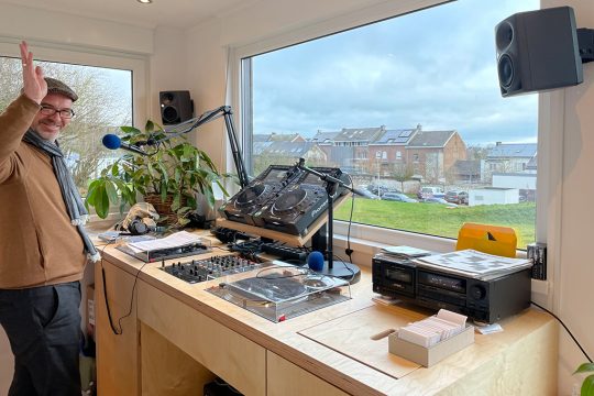 Start von Radio Néau in Eupen (Bild: Michaela Brück/BRF)