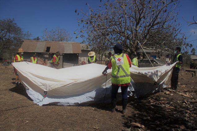 Vulkanausbruch Tonga (Bild: Handout/Tonga Red Cross SocietyAFP)