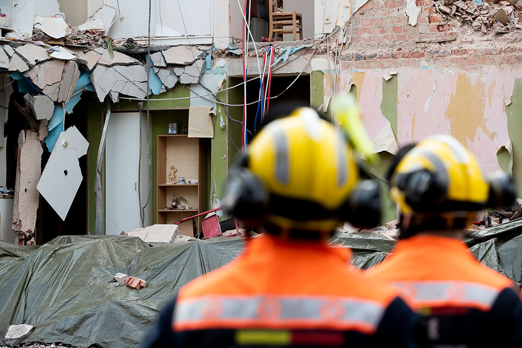 Explosion in Turnhout (Bild: Kristof Van Accom/Belga)