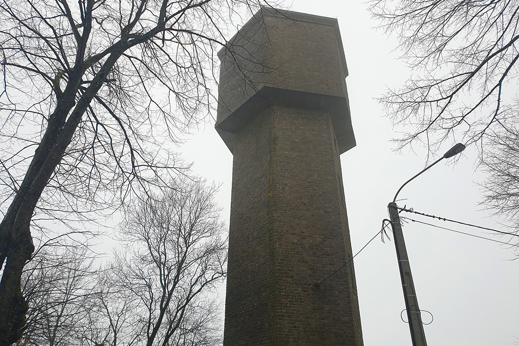 Wasserturm von Bütgenbach (Bild: Lena Orban/BRF)