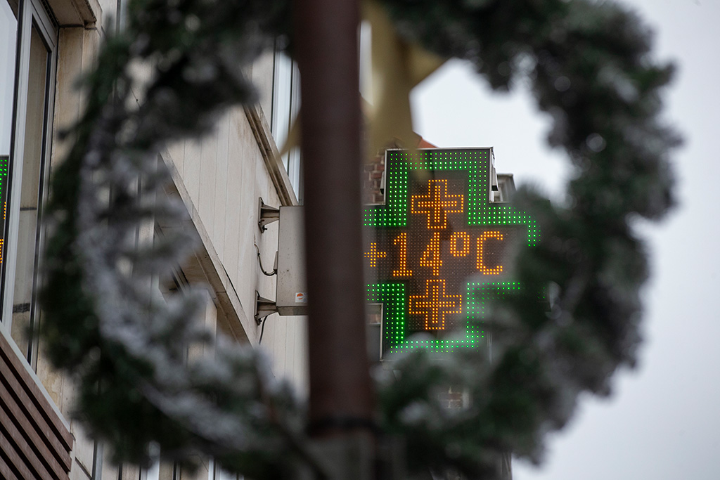 Temperaturrekord Silvester (Bild: Nicolas Maeterlinck/Belga)