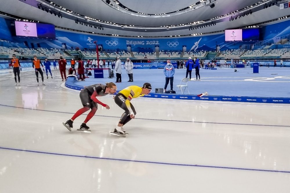 Bart Swings unter der Woche beim Training in Peking (Bild: Belga)