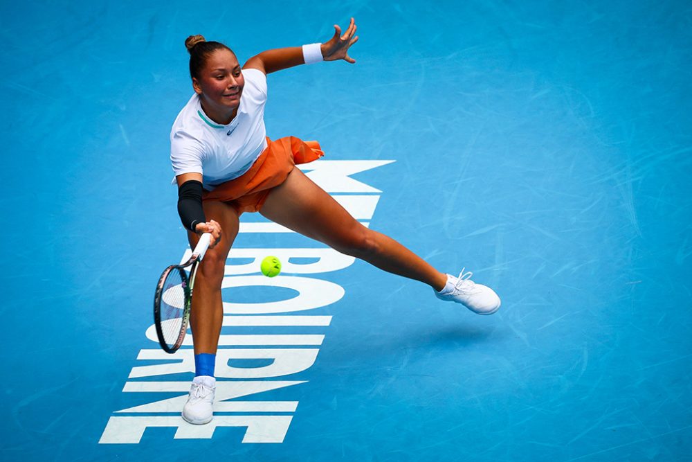 Sofia Costoulas im Juniorinnen-Finale bei der Australian Open (Bild: Patrick Hamilton/Belga)