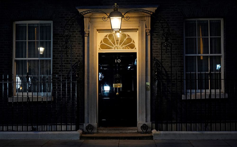 10, Downing Street - der Sitz des Premiers in London (Bild: Niklas Hallen/AFP)