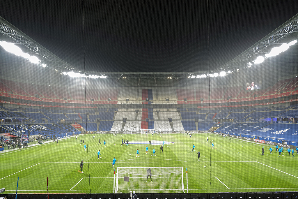 Leere Fußballstadien gehören in Frankreich vorerst der Vergangenheit an (Bild: Olivier Chassignole/AFP)