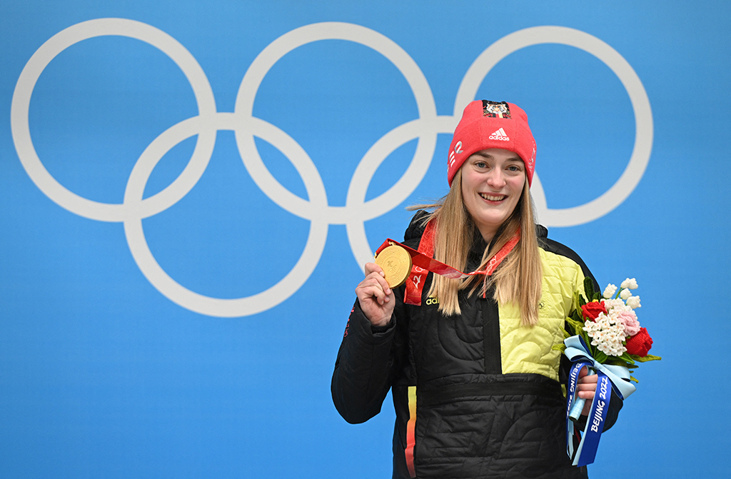 Olympische Winterspiele: Hannah Neise holt Skeleton-Gold (Bild: Daniel Mihailescu/AFP)