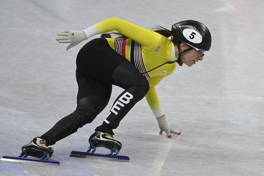 Hanne Desmet konnte sich anders als ihr Bruder Stijn im Shorttrack über 500 Meter so gerade noch qualifizieren (Bild: Laurie Dieffembacq/Belga)