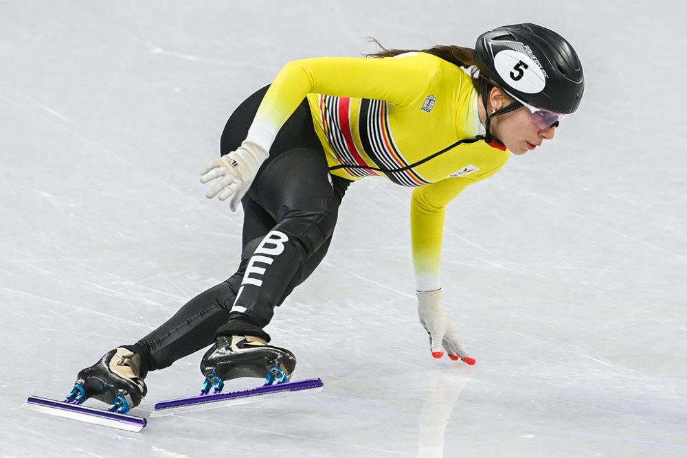 Hanne Desmet wurde über 500 Meter Shorttrack Fünfte (Bild: Laurie Dieffembacq/Belga)