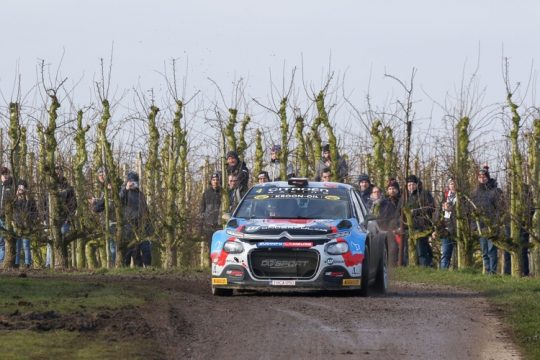 Stéphane Lefebvre/Xavier Portier gewinnen die Rallye van Haspengouw (Bild: BRC)