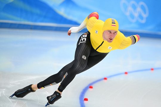 Am Ende wurde es Platz 27 für Eisschnellläufer Matthias Vosté (Bild: Sebastien Bozon/AFP)