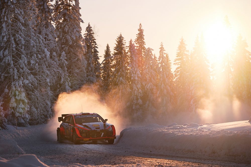 Thierry Neuville/Martijn Wydaghe bei der Rallye Schweden