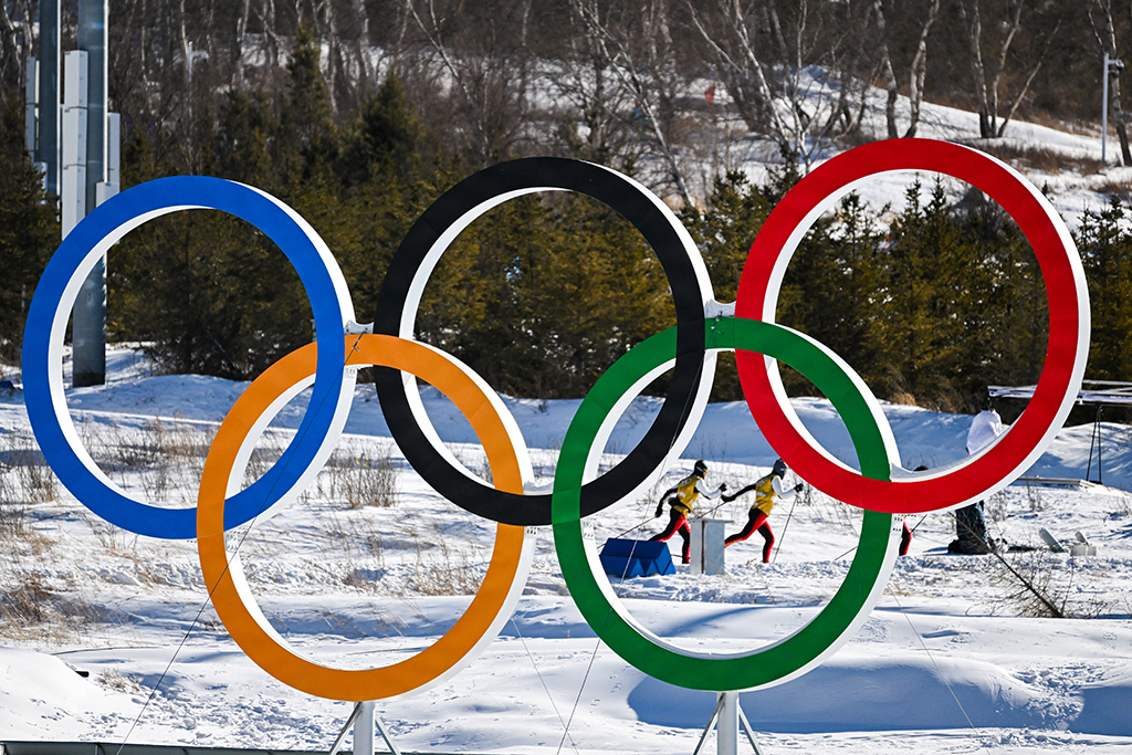Olympische Spiele in Peking (Bild: Jewel Samad/AFP)