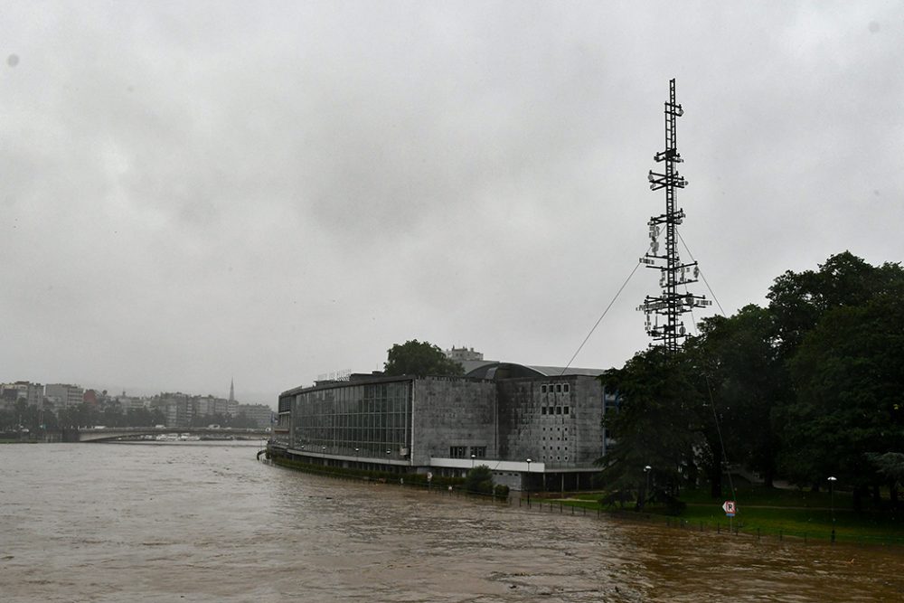 Der Lütticher Kongresspalast (Bild: Bernard Gillet/Belga)