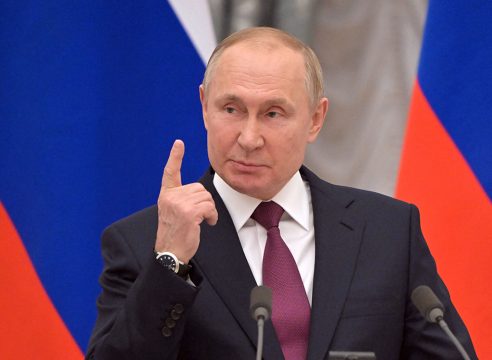 Russlands Präsident Wladimir Putin (Bild: Mikhail Klimentyev/Sputnik/AFP)