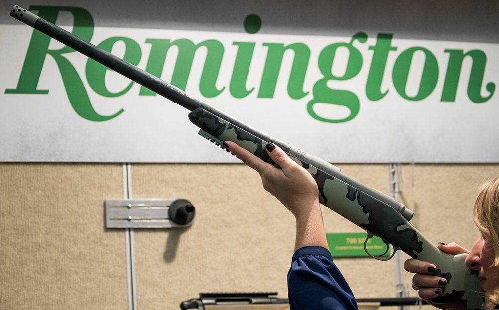 Logo von Remington in Deutschland (Illustrationqbild: Daniel Karmann/DPA)