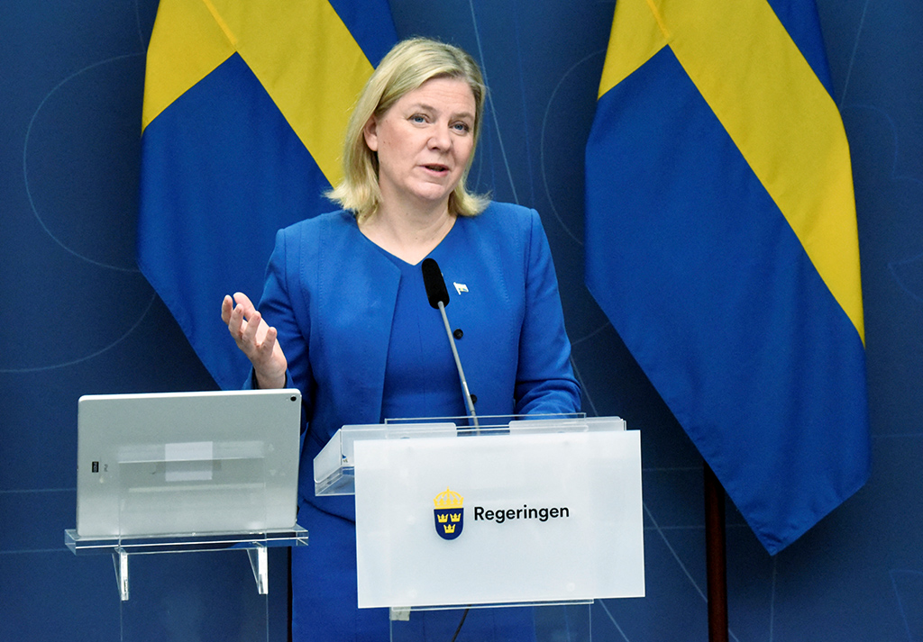 Die schwedische Premierministerin Magdalena Andersson