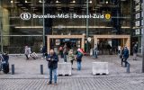 Eingang des Südbahnhofs in Brüssel (Bild: Loan Silvestre/Belga)