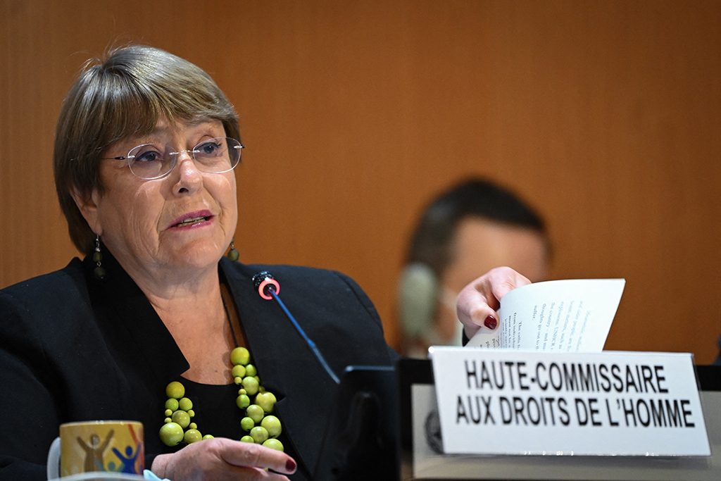 UN-Menschenrechtskommissarin Michelle Bachelet (Bild: Fabrice Coffrini/AFP)