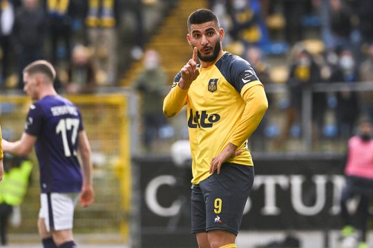 Deniz Undav beim 1:0-Sieg von Union Saint-Gilloise gegen Anderlecht am Sonntag (Bild: Laurie Dieffembacq/Belga)