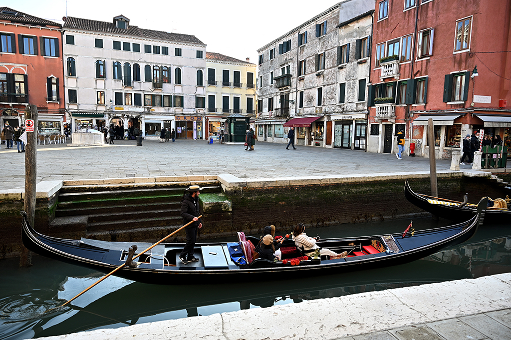 Im Zentrum von Venedig (Bild: Andrea Pattaro/AFP)
