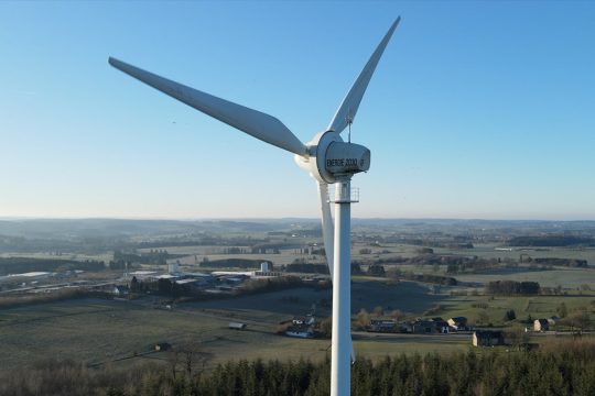 Windrad von Energie 2030 in St. Vith