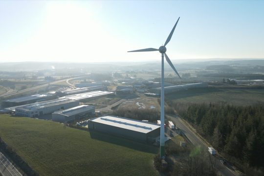 Windrad von Energie 2030 in St. Vith