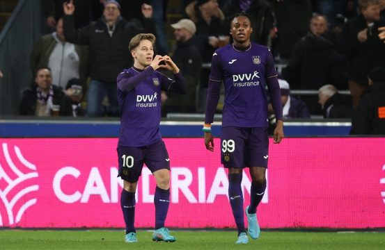 Yari Verschaeren (links) war einer der Garanten für den Anderlechter Sieg (Bild: Virginie Lefour/Belga)